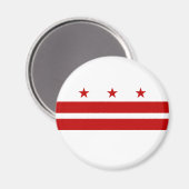 ワシントンDC国旗 マグネット (正面/裏面)