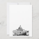 ワシントンDC宛て結婚式招待状 招待状 (裏面)