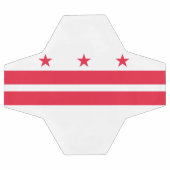 ワシントンDC州の旗 サッカーボール (フラット)