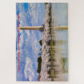 ワシントンDC州の首都。クリスマスの挨拶 ジグソーパズル (縦)