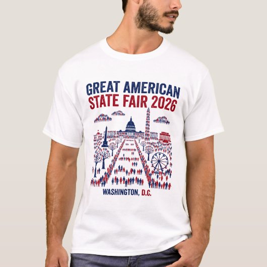 ワシントンDC州フェアアセンブリイヤー2026 Tシャツ (正面)