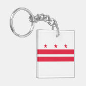 ワシントンDC州旗 キーホルダー (正面左)