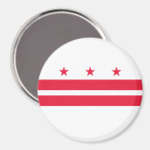 ワシントンDC州旗（コロンビア州旗） マグネット (正面/裏面)