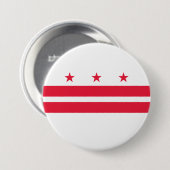 ワシントンDC州旗（コロンビア州旗） 缶バッジ (正面&裏面)