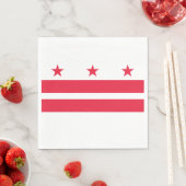 ワシントンDC州旗 スタンダードランチョンナプキン (インサイチュ)