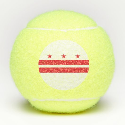 ワシントンDC州旗 テニスボール (正面)