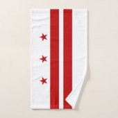 ワシントンDC州旗 ハンドタオル (ハンドタオル)