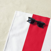 ワシントンDC州旗 ビーチタオル (インサイチュ)