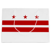 ワシントンDC州旗 ラージペーパーバッグ (正面)