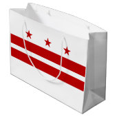 ワシントンDC州旗 ラージペーパーバッグ (裏面アングル)