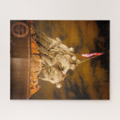 ワシントンDC戦争記念碑。 ジグソーパズル (横)