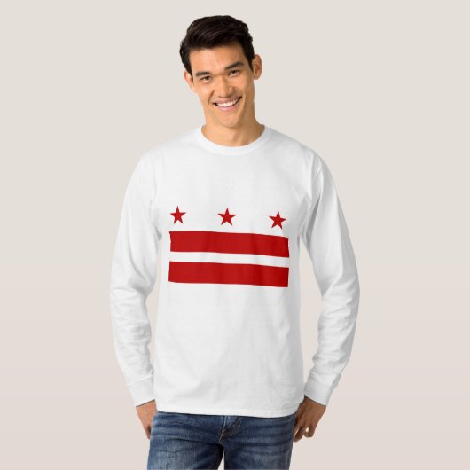ワシントンDC旗 Tシャツ (正面フル)