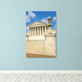 ワシントンDC最高裁判所建物 キャンバスプリント (インサイチュ (ウッドフロア))