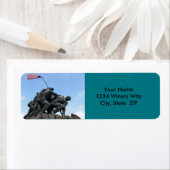 ワシントンDC硫黄島記念館 ラベル (インサイチュ)