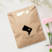 ワシントンDC結婚式の好意を処理する袋、ギフトバッグ フェイバーバッグ (封をした状態)