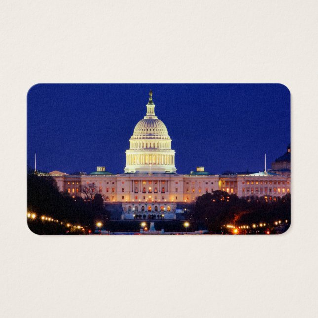 ワシントンDC統一された州ズCapitol at Dusk (正面)