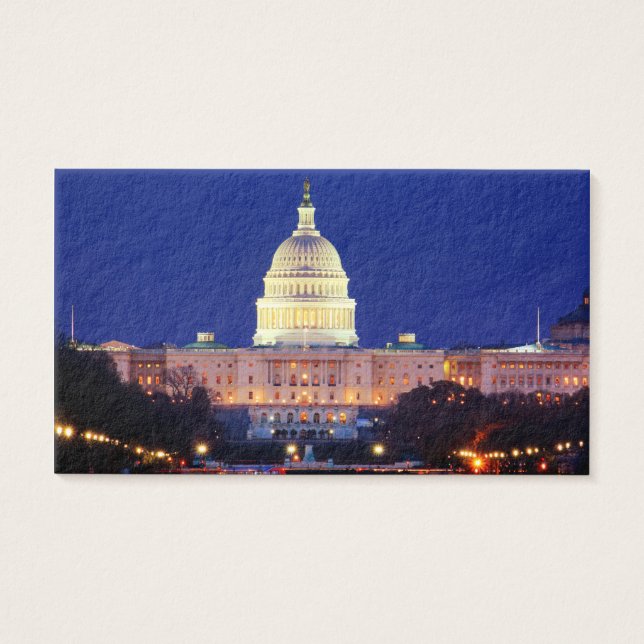 ワシントンDC統一された州ズCapitol at Dusk (正面)
