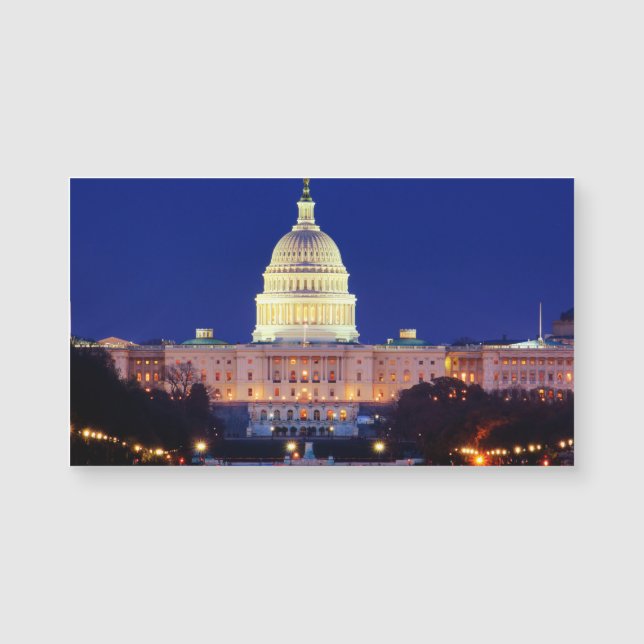 ワシントンDC統一された州ズCapitol at Dusk (正面)