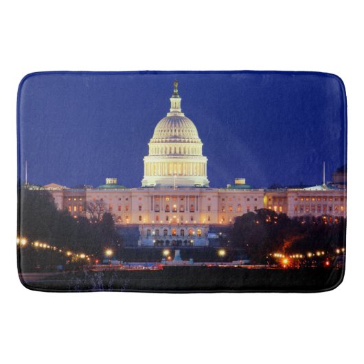 ワシントンDC統一された州ズCapitol at Dusk バスマット (正面)