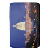 ワシントンDC統一された州ズCapitol at Dusk バスマット (正面縦)
