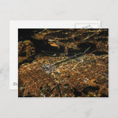 ワシントンDC航空夜 ポストカード (正面/裏面)