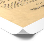 ワシントンDC計画マップ(L'Enfant 1791) ポスター (角)