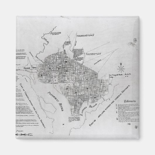 ワシントンDC計画 マグネット (正面)