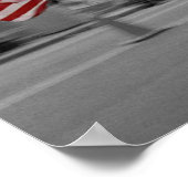 ワシントンDC転がのサンダーバイクもしくは自転車に乗る人ラリー ポスター (角)