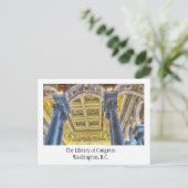 ワシントンDC連邦議会図書館 ポストカード (スタンド正面)