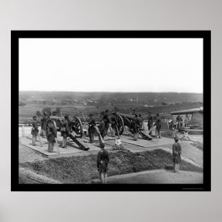 ワシントンDC防衛砲の乗組員1865 ポスター