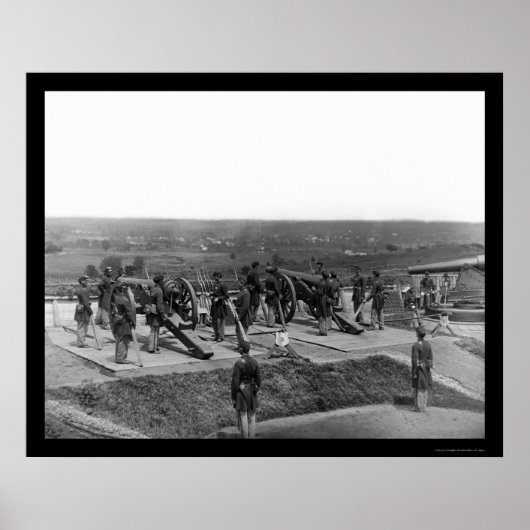ワシントンDC防衛砲の乗組員1865 ポスター (正面)