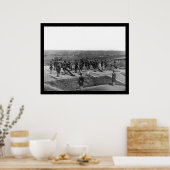 ワシントンDC防衛砲の乗組員1865 ポスター (キッチン)