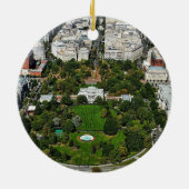 ワシントンDC風光明媚なクリスマス装飾 セラミックオーナメント (裏面)