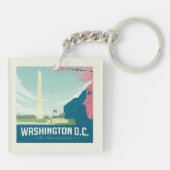 ワシントンDC |わが国の首都 キーホルダー (裏面)