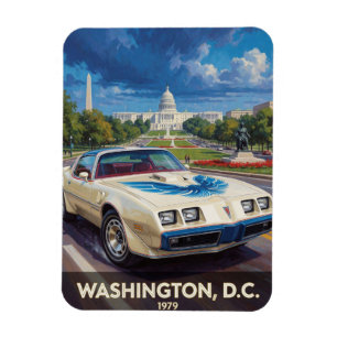 ワシントンDC アメリカンロードクルーザー 1979 マグネット