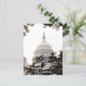 ワシントンDC アメリカ合衆国議会議事堂ドームの写真 ポストカード (スタンド正面)