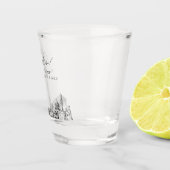 ワシントンDC ウェディング ファブ パーソナライズド チアーズ ショットグラス (右)