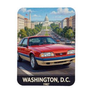 ワシントンDC エイティーズ パフォーマンス ロード 1987 マグネット