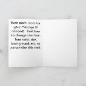 ワシントンDC オリジナルカードを作成しよう カード (内部)