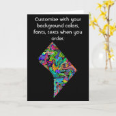 ワシントンDC オリジナルカードを作成しよう カード (黄色い花)