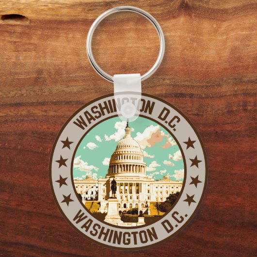 ワシントンDC キーホルダー (裏面)