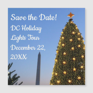 ワシントンDC ナショナル・クリスマス・ツリーのたそがれ
