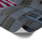 ワシントンDC、ベンジャミン・フランクリン像 ポスター (角)