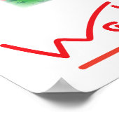 ワシントンDC – ホワイトハウス絵画デジタル ポスター (角)