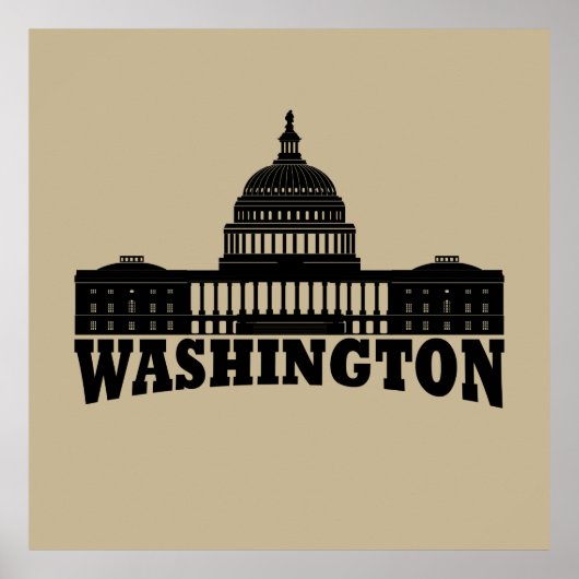 ワシントンdc ポスター (正面)