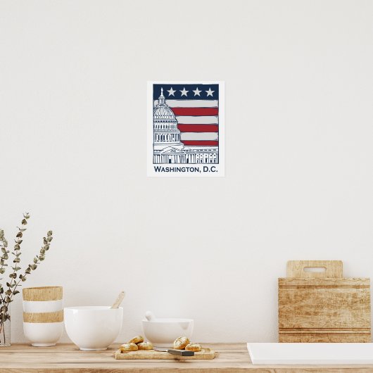 ワシントンDC ポスター (キッチン)