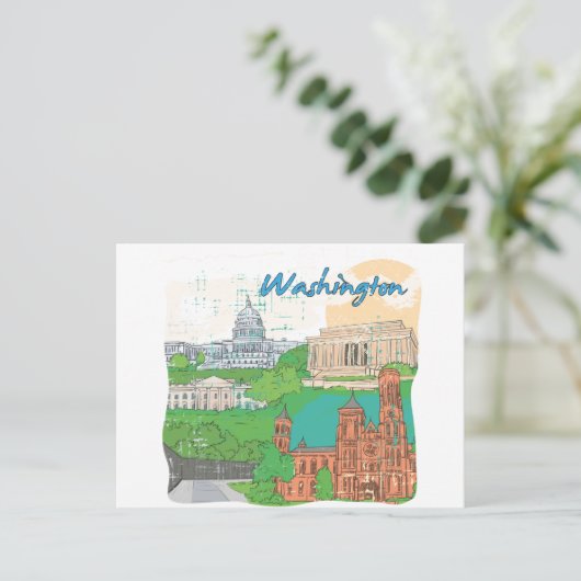 ワシントンDC ポストカード (スタンド正面)