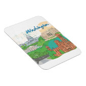 ワシントンDC マグネット (右側)