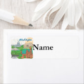 ワシントンDC ラベル (インサイチュ)