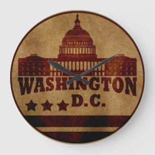 ワシントンdc ラージ壁時計